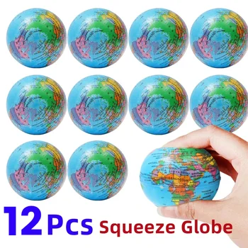 12Pcs Squeeze játékok stresszoldó PU hab Squeeze labda kéz csukló gyakorlat Szivacs játékok gyerekeknek Felnőttek Gyermek oktatási ajándékok