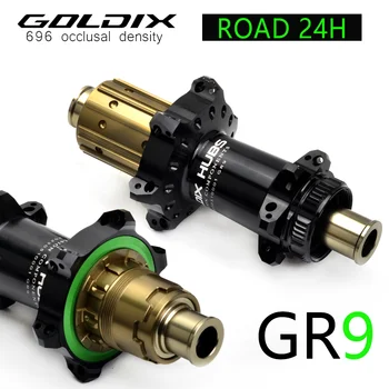 GOLDIX GR9 I9 690 középső zárfék, közvetlen húzás, 24H autópálya kavicsos kerékpár agy SHIMANO SRAM sebességváltó rendszerhez