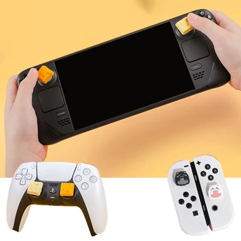 Cheese Thumb Stick Grip Cap Joystick fedél Nintendo Switch Oled Lite készülékhez Sony PS5 PS4 Pro PS3 Xbox Series X/S Steam Deckhez