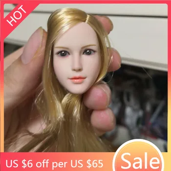 Tbleague 1/6 Ázsiai szépség lány fej szobrászat COSPLAY SUPER DUCK 12in akciófigura játékgyűjteményhez