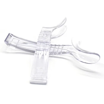 2Pcs műanyag fogászati félajkas visszahúzó Ajakarc visszahúzó bal és jobb szájnyitó intraorális támasztó eszköz