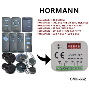 HORMANN Távirányító vevő HORMAN HSE2 HSE4 HSZ1 HSZ2 HSM2 HSM4 RX-MULTI 300-900MHz univerzális vevő távoli ajtónyitó