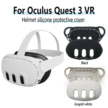 Szemüveg porálló védőburkolat Oculus Quest 3-hoz VR leejtésgátló ütésálló a Quest 3-hoz VR sisak szilikon védőburkolat