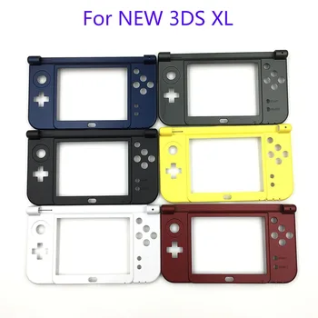 Középső képkocka cserekészletek Nintendóhoz ÚJ 3DS XL ház Héj tok Alsó konzol borító Játékkonzol
