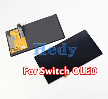 5DB Eredeti új csere kapcsolóhoz OLED LCD kijelző Nintend kapcsolóhoz NS OLED konzol szerelvény