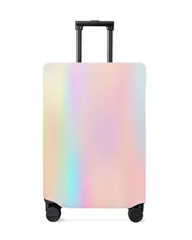 Rainbow Pink Morning Glow utazási poggyász védőburkolat utazási kiegészítőkhöz Bőrönd rugalmas portok védő tok