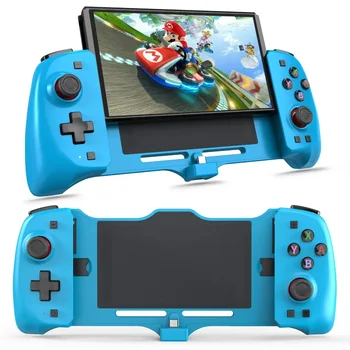 Nintendo Switch Gamepad kontroller frissítése Kézi markolat Dupla motoros vibráció Beépített 6 tengelyes giroszkópos joypad N-Switch OLED-hez