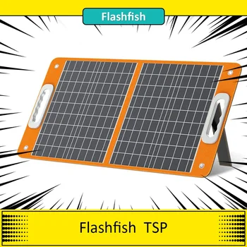 Flashfish TSP18V 60W összecsukható napelem, hordozható napelemes töltő DC kimenetekkel, 2 USB kimenet