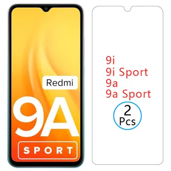 Edzett védő üveg Xiaomi Redmi 9A 9i sport képernyővédő fóliához a Redmi9a Redmi9i filmen xiomi ksiomi readmi redme remi