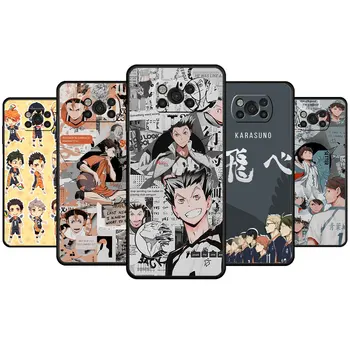 Xiaomi POCO M4 Pro 5G M3 9T 11T X3 NFC F4 GT F3 10T MI 11 lite X4 Note 10 Phone Case Funda Haikyuu Hinata támadások anime