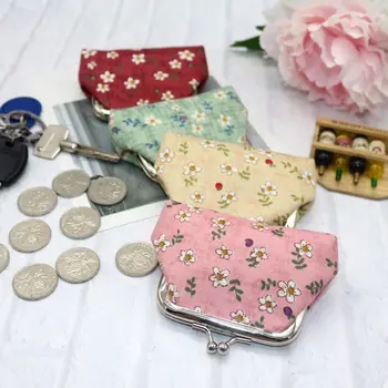 Élénk színű aranyos retro nők hölgy kis pénztárca kuplung táska pénzklip érme pénztárca
