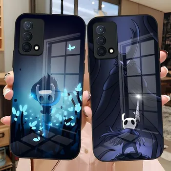 Anime Hollow Knight Phone Case edzett üveg az Oppo Find X3 X5 Pro Reno 6 4 7 A55 A15 A57 A54 A93s A94 A92s A95 borítóhoz
