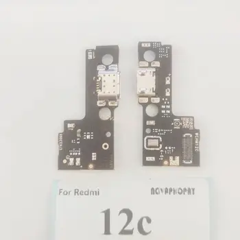 Redmi 12C USB dokkoló töltőporthoz töltő dugó mikrofon mikrofon flexibilis kábel kártya