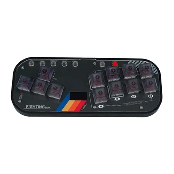 Mini Hitbox vezérlő Játékvezérlő Harci joystick Fightstick játék tartozékok PC Type-C porthoz