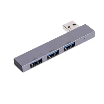 3IN1 Kompakt Mini USB3.0 hub dokkolóállomás Plug and Play nagy sebességű USB hub számítógépes tartozékokhoz
