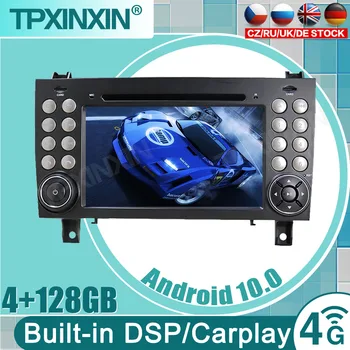  Carplay Android 10 képernyő Autós multimédia DVD-lejátszó Benz SLK R171 osztály 2004-2012 GPS Navi Auto Radio Audio sztereó fejegység