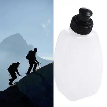 280ML Folyóvizes palack hordozható szivárgásmentes műanyag ivópalack derékszíj táska Sport vizes lombik fitnesz