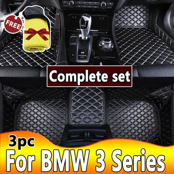 Autó padlószőnyegek BMW 3-as E46-hoz 1998~2004 Tartós luxus bőr szőnyeg szőnyegek Pad szőnyegek Belső alkatrészek Autó kiegészítők 1999