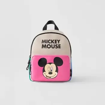 Rajzfilm Disney Mickey egér hátizsák nőknek Minnie egér vászon iskolatáska divat nagy kapacitású hátizsák lányok Mochila