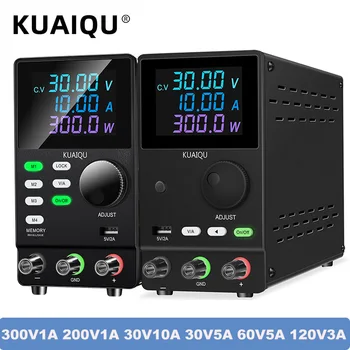  KUAIQU Állítható laboratóriumi tápegység 300V 200V 1A feszültségszabályozott áramstabilizátor 30V 10A / 5A akkumulátorok töltéséhez
