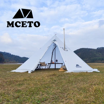 MCETO TX500Pro Ultrakönnyű Tipi forró sátor hószoknyával Bushcraft túrakemping kaland