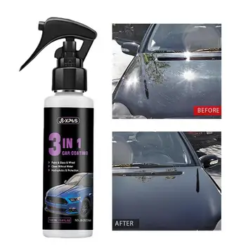 kerámia autóbevonat spray 30/100/200ml automatikus festék kristályviasz lengyel spray nano hidrofób polimer folyékony autó esőfolttisztító