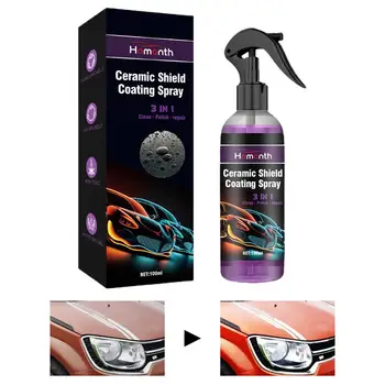 3 az 1-ben kerámia autóbevonat Gyors részletességű spray hidrofób testlakk festékvédelem Viasz spray gyors vízmentes festékápolás