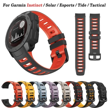 Smart Watch szilikon szíj Garmin Instinct 2 napelemes sportkarszalaghoz Garmin Instinct Tide / Esports / Solar / taktikai karkötőhöz