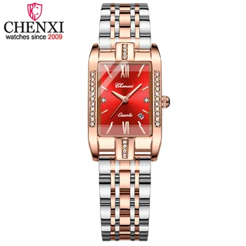 CHENXI 315 női luxus divatórák vízálló kvarc női karóra hölgy rozsdamentes acél óra ingyenes szállítás