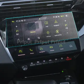 PET képernyővédő fólia Peugeot 408 308 SW 2022 2023 10 hüvelykes autós multimédiás rádió kijelző Automatikus belső kiegészítők
