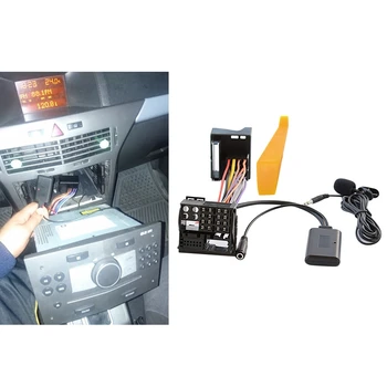 Autós Bluetooth 5.0 AUX kábel mikrofon kihangosító mobiltelefon ingyenes hívóadapter OPEL CD30 Mp3 CDC40 CD70 DVD90