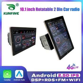10,1 hüvelykes forgatható függőleges képernyős autórádió 2 din Android multimédia DVD lejátszó GPS navigáció Autoradio Carplay Android Auto