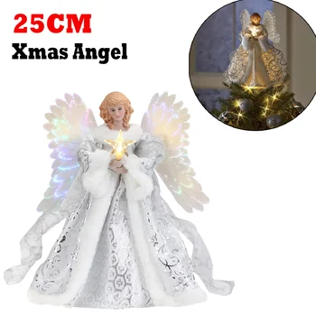 Karácsonyi angyal medál könnyű karácsonyfa teteje Kis angyal karácsonyfa medál angyalbaba medál karácsonyi dekoráció