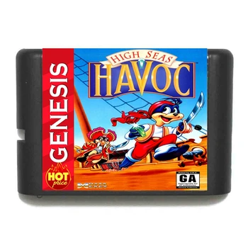Új érkezésű Havoc 16bit MD játékkártya a Sega Mega Drive For Genesishez