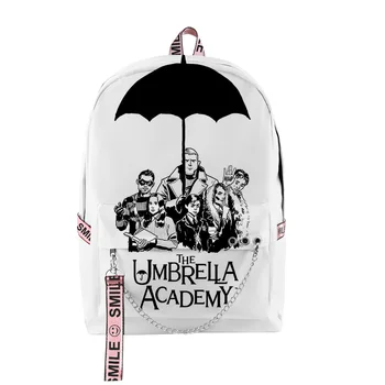Hip Hop Népszerű Az Esernyő Akadémia Iskolatáskák Uniszex 3D nyomtatás Oxford vízálló notebook többfunkciós utazási hátizsákok