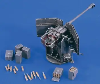 1:35 Méretarányos öntvénygyanta jelenetiroda Német hadsereg ágyústop modell festetlen Ingyenes szállítás