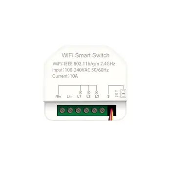 Tuya Alexa Wifi Smart Switch 3gang MINI időzítő be-ki eszköz Casa Inteligente automatizálási modulok Kezdőlap