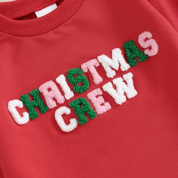 Christmas Baby Boy Girl ruhák Boldog karácsonyt pulóver Romper túlméretezett hosszú ujjú body, Mikulás baba ruha