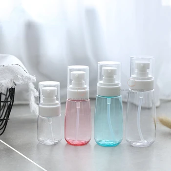 Sdatter 60ml utazási üres spray-palack műanyag porlasztó kis mini üres újratölthető parfüm vizes permetező palack smink tartalmaz