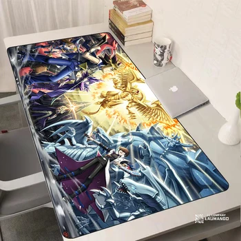 Nagy egérpad játékos Yu Gi Oh egérpad szőnyegek játék PC számítógép tartozékok Mausepad gumi szőnyeg Deskmat irodai szőnyeg Anime íróasztal