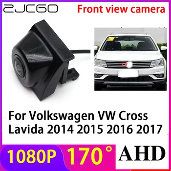 ZJCGO AHD 1080P LOGO Parkoló elülső kamera vízálló Volkswagen VW Cross Lavida 2014 2015 2016 2017