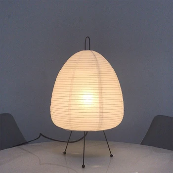 Japán stílusú kreatív rizspapír lámpa dekoráció asztali design hálószoba éjjeli nappali tanulmány állvány padló lámpa dekoráció