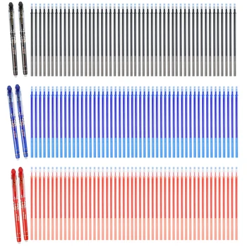 51Db/Set Kawaii törölhető tollak gél toll törölhető utántöltő rúd kék fekete piros tinta 0,5 mm mosható fogantyú iskolai írószer