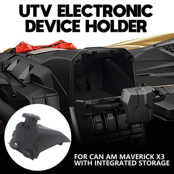 UTV elektronikus eszköztartó beépített tárolóval Okostelefon navigációs állvány Can Am Maverick X3 modellekhez 2017-2021