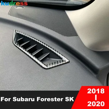 Subaru Forester SK 2018 2019 2020 szénszálas autó első légkondicionáló szellőzőnyílás kimenet burkolat burkolat belső fröccsöntő tartozékok