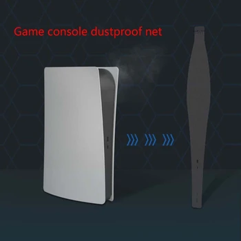 Porvédő rugalmas hálóvédő háló PS 5 konzolhoz Karcmentes porálló bőr Host középső csík gamepad tartozék