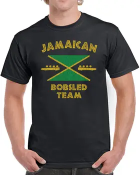 394 Jamaicai bobcsapat férfi póló jelmez vicces 90-es évek film rasta reggae új