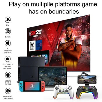 Vezeték nélküli játékpad érzékelő Joypad PS4 gamepad Android táblagép Bluetooth vezeték nélküli mobiltelefon gamepad TV számítógép kézi játék gamepad