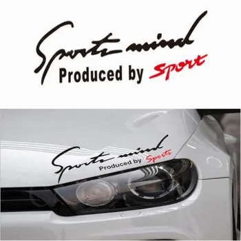 Sport betűs autó matrica Matrica embléma jelvény dekoráció Mind autó motorháztető matrica az Audi számára a BMW számára a Mercedes autó-stílushoz