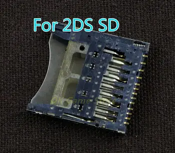 1db Eredeti csere SD kártya foglalat foglalat SD kártya foglalat 2DS-hez 2DS javító alkatrészekhez